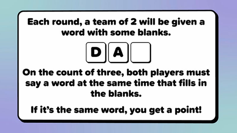 The Blank Game